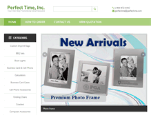 Tablet Screenshot of perfectime.com